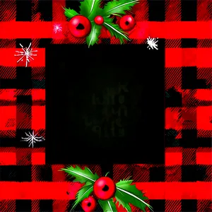 Buffalo Plaid Greeting Card Png Psr71 PNG Image