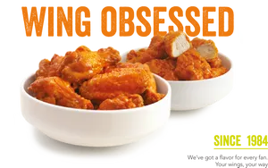 Buffalo Wing Obsession Advert PNG Image