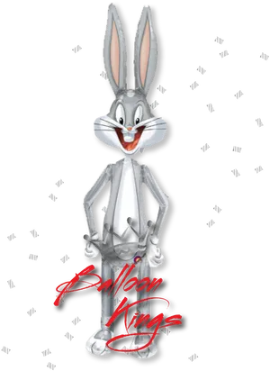 Bugs Bunny Balloon King Promo PNG Image