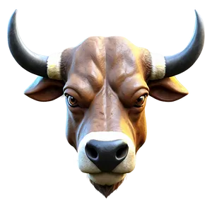 Bull Head Cartoon Png Rdt PNG Image