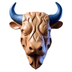 Bull Head Carving Png 90 PNG Image