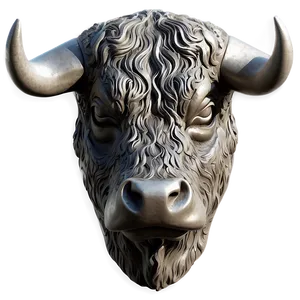 Bull Head Engraving Png 5 PNG Image