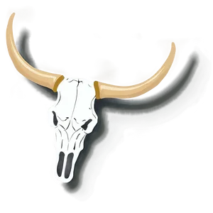 Bull Skull Silhouette Png 06122024 PNG Image