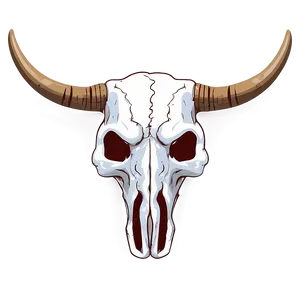 Bull Skull With Horns Png 06122024 PNG Image