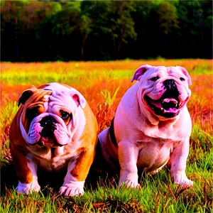 Bulldogs In Nature Png Vqi51 PNG Image