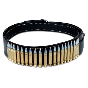 Bullet Belt On Black Png Isa PNG Image