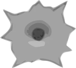 Bullet Hole Graphic Illustration PNG Image