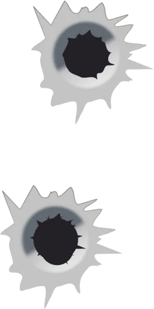 Bullet Holes Graphic PNG Image