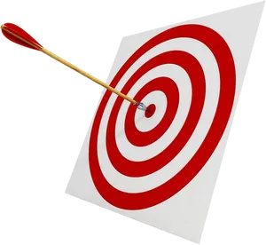 Bullseye Arrow Target PNG Image