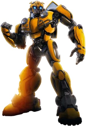 Bumblebee Transformers Robot PNG Image