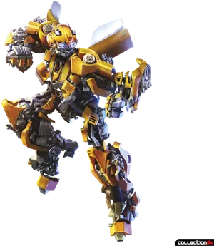 Bumblebee Transformers Robot PNG Image