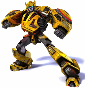 Bumblebee Transformers Robot Character PNG Image