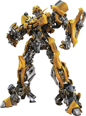 Bumblebee Transformers Robot PNG Image