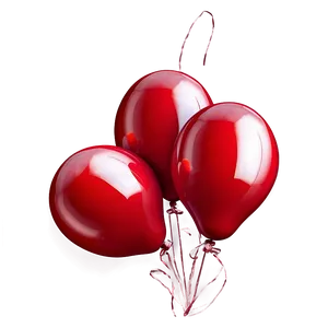 Bunch Of Red Balloons Png 06132024 PNG Image