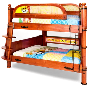 Bunk Bed With Stairs Png Twn PNG Image