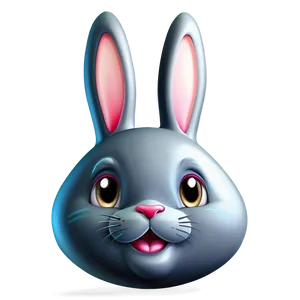 Bunny Face Emoji Png Anc PNG Image