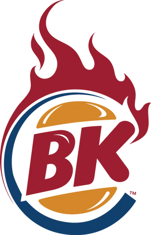 Burger King Logo Flame PNG Image