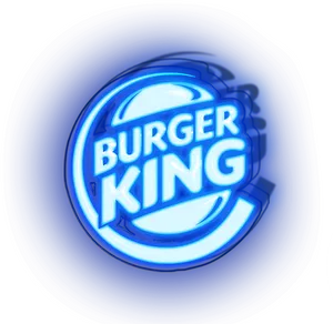 Burger King Neon Sign Logo PNG Image