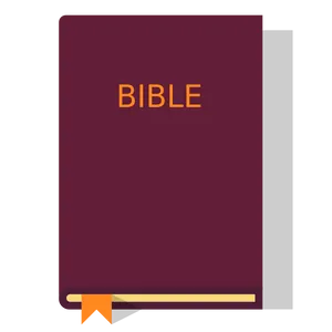 Burgundy Bible Book Cover PNG Image