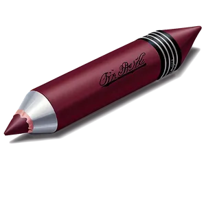 Burgundy Red Crayon Png Qxl42 PNG Image