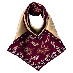 Burgundy Wine Bandana Png 05242024 PNG Image