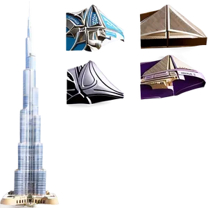 Burj Khalifa Tower Png Wjx54 PNG Image