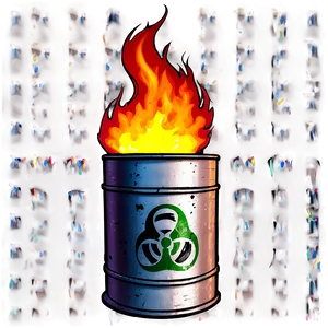 Burning Toxic Waste Png Mdl1 PNG Image