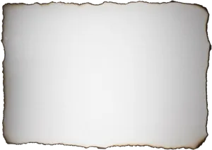 Burnt Edge Blank Paper Texture PNG Image