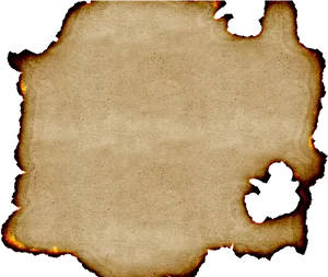 Burnt Paper Texture Background PNG Image