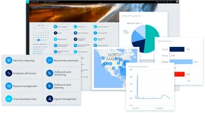 Business Analytics Dashboard Overview PNG Image