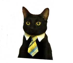 Business Cat Meme.png PNG Image