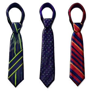 Business Necktie Collection Png 12 PNG Image