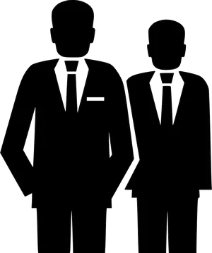 Business Professionals Silhouette PNG