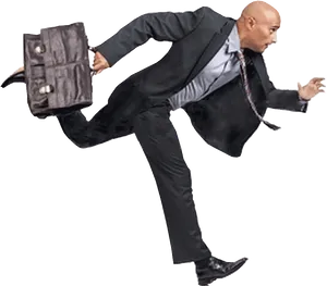 Businessman In Hurry PNG