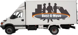 Bust A Move Moving Truck PNG Image