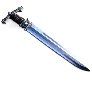 Buster Sword On White Background Png Coh42 PNG Image