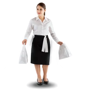 Busy Restaurant Waitress Png 06272024 PNG Image