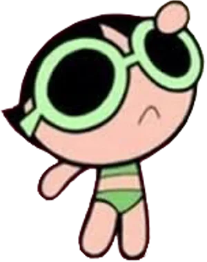 Buttercup Powerpuff Girls Character PNG Image