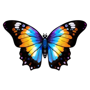 Butterfly Emoji Background Png Ckb PNG Image