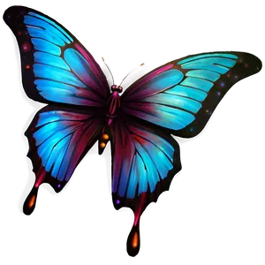 Butterfly Emoji Text Png 06292024 PNG Image