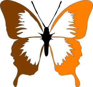 Butterfly Silhouette Faces Art PNG Image