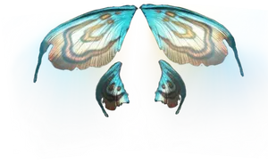 Butterfly Wing Fairy Design PNG Image