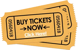 Buy Tickets Now Clickable Ad PNG Image