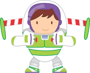 Buzz Lightyear Cartoon Graphic PNG Image