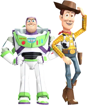 Buzzand Woody Toy Story Characters PNG Image