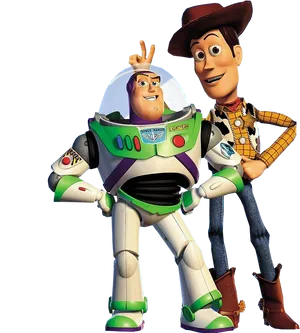Buzzand Woody Toy Story Friends PNG Image