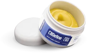 C B D Infused Skin Care Cream PNG Image