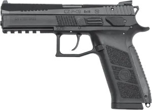 C Z P09 Semi Automatic Pistol PNG Image