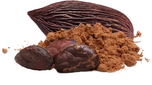 Cacao Podsand Powder PNG Image