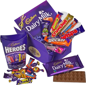 Cadbury Chocolate Selection Pack PNG Image